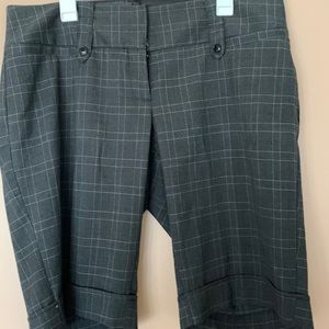 Maurices plaid dress shorts.  Longer length with cuff at the bottom. Size 16